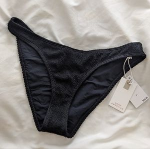 Good American Black Bikini Bottom